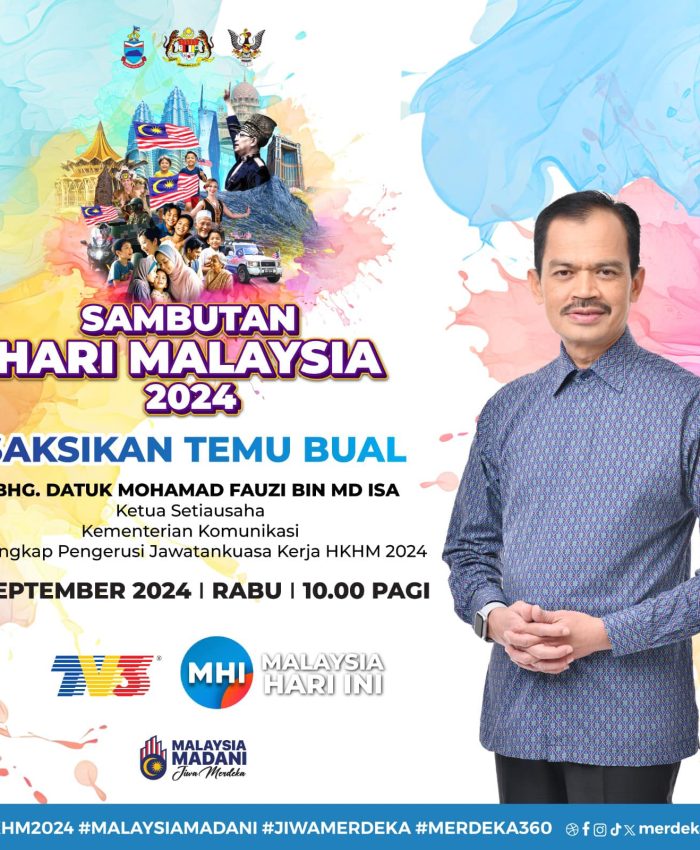 Temu bual Malaysia Hari ini bersama YBhg. Datuk Mohamad Fauzi bin Md Isa, Ketua Setiausaha, Kementerian Komunikasi merangkap Pengerusi Jawatankuasa Kerja HKHM 2024