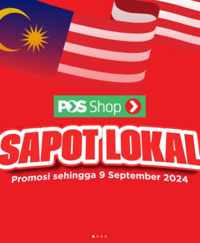 Sempena bulan Merdeka ni, jom sapot barangan lokal yang ada di Pos Shop