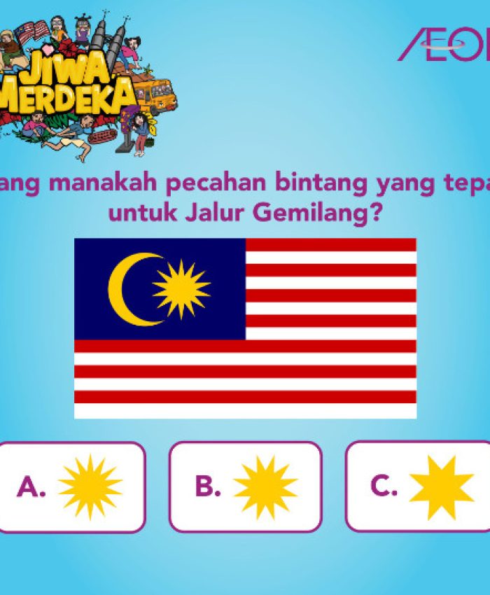 Ini orang kata sudah terang lagi bersuluh. Punyalah senang soalan sempena Bulan Kemerdekaan yang Min bagi ni. Boleh jawab ke tak ni? Sila tulis pilihan jawapan di ruangan komen di bawah ok. Min nak tengok betul ke tak.