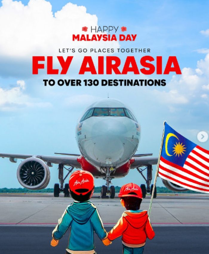 Celebrate Malaysia Day and #FlyAirAsia from RM55! Let’s go places together; explore the beauty of Malaysia and beyond now